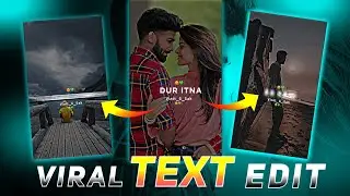 🔥Trending Text Flash Effect Video Editing Alight Motion Hindi || Vinit sah