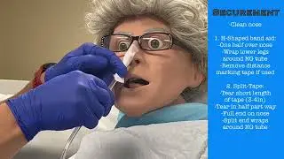 NG Tube Placement Part 1: Insertion Steps with Manikin demonstration