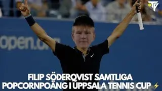 Filip Söderqvist samtliga Popcornpoäng i Uppsala Tennis Cup 🍿