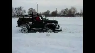 ГАЗ 69 развлекаеться