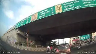 Green Circle Vellore - Irrational place for buses to stop