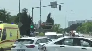 Массовое ДТП на Пластунской