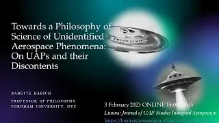 Towards a Philosophy of Science of UAPs