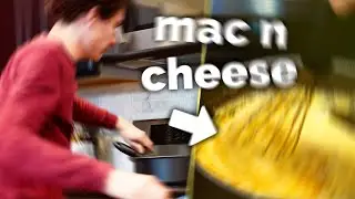 The Chaos of Cooking Mac and Cheese