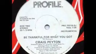 Craig Peyton - Be Thankful (Instrumental)