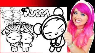 Coloring Pucca & Garu Coloring Pages | Prismacolor Markers