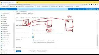 storage account account and create container-16