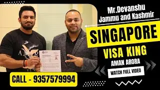 Singapore Study Visa || No Advance - All Fees After Visa || Aman Arora Talks