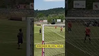Başlama düdüğüyle gelen dünyanın en hızlı golü 🔥