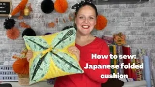 How to sew: Japanese Folded Cushion Tutorial