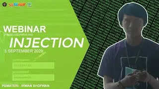 Injection | Webinar Cyberclass 2020