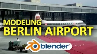 Modeling Berlin Airport in Blender (Unity + PlayMaker + Blender devlog)