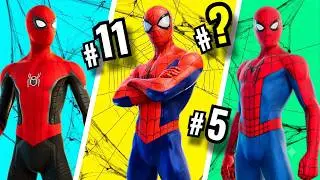 🕷️ TOP BEST SPIDER-MAN SKINS in FORTNITE | SPIDER-MAN FORTNITE RANKING | NENEZIZ