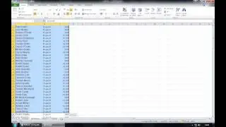 ECDL Spreadsheets Extended Task (Complete)