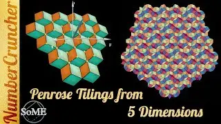 Penrose Tilings from Five Dimensions #SoMEpi