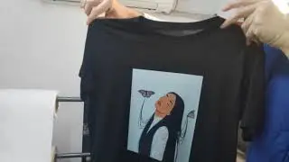 dtf yazıcı ile tişört yapım aşaması (dtf printing transfer)