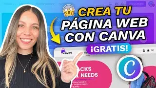 Como CREAR UNA PAGINA WEB GRATIS CON CANVA 2025 😱