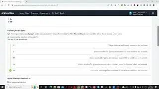 How to set/reset/turnoff Prime Video Pin controls on Amazon #amazon #primevideo