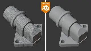Blender Practice: Modeling a Mechanical Part
