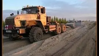 Самая экстремальная дорога России / Real Russian roads. Зимник