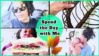 New Loc Styling Technique🔥, Epic Sandwich! 🥪, My Sister Visits🤱🏾❤️🖤💚 | Spend the Day With Me | Vlog