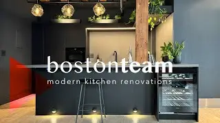 Modern Kitchen Renovations | Black Kitchen in Boston | Re-Uploaded