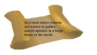 OSRS Clue | In a town where wizards are known to gather, search upstairs in a large house | Quick
