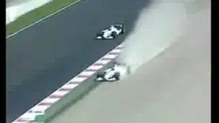 2005-Montmelo-GP2-Alexander Premat Crash