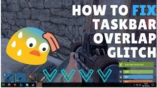 How to FIX Taskbar Overlapping Full-Screen Game/Video