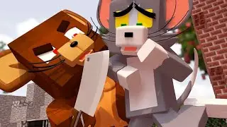 THE MOUSE HAS BECOME A GIANT! TOM AND JERRY IN MINECRAFT [reupload]