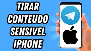 Como tirar conteudo sensivel no Telegram iPhone (GUIA COMPLETO)