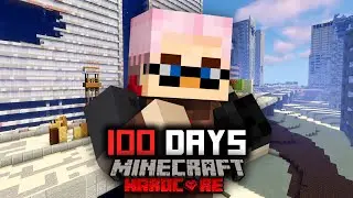 I Survived 100 Days in a Wasteland in Minecraft Hardcore