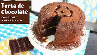 Torta de Chocolate con Fudge y Manjar blanco - Paloma Casanave (Miss Cupcakes)