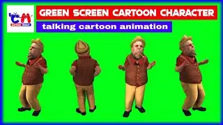 green screen Talking cartoon character.green screen cartoon video.Cartoon animation | Cartoon Maker.
