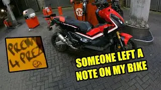 SOMEONE LEFT A NOTE ON MY BIKE - Random Encounters
