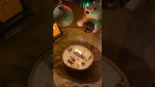 Делаю свечку своими руками 🕯️🥥🎄