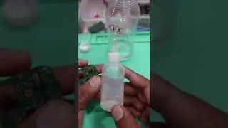 How to pour MBC cleaner on mobile phone pcb | Solution needle type plastic bottle