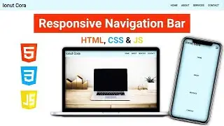 Basic Navigation Bar using HTML, CSS and JavaScript 💻