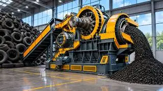 How Old Tires Are Turned Into Asphalt