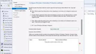 Create WIP policy or Windows Information Protection Policy Step by Step Tutorial