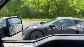 C8 Corvette ZR1 Prototypes Testing in Southern Ohio