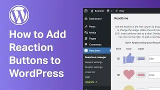 How to Add Reaction Buttons to WordPress