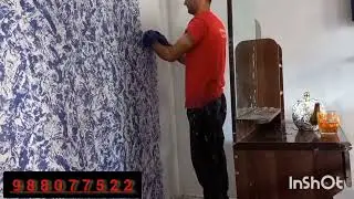 ГУЛ БАРОВАРДАН ДАР ДЕВОРИ ХОНА #Ремонт кавартира#обой#усто#фасад#мастер#Точикистон