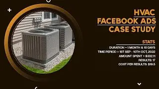 Facebook Ads Case Study - Lead Generation For HVAC - Faisal Abbas Portfolio
