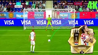 Croatia vs Argentina 🎯🏆 | FIFA Mobile World Cup 2022 | Sami fainal - Penalty Shootout Gameplay