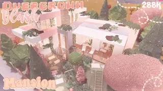 Bloxburg | Overgrown Blush Mansion | House Build | 288k