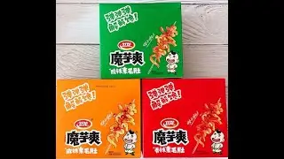 Konjac jelly snack unboxing and taste test. 魔芋爽开箱试吃