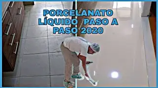 PORCELANATO LÍQUIDO PASO A PASO EN ESPAÑOL 2020