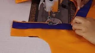 Simple Neck Design Cutting and Stitching