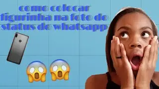 Como colocar figurinha na foto do status no WhatsApp